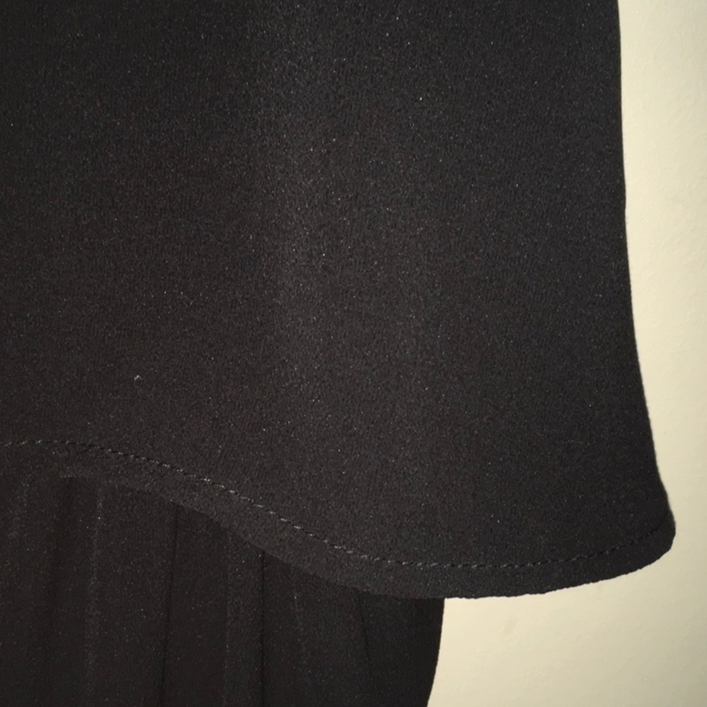 Nerlerolian medium sleeveless summer dress black comfy Crepe Feel - Picture 7 of 16